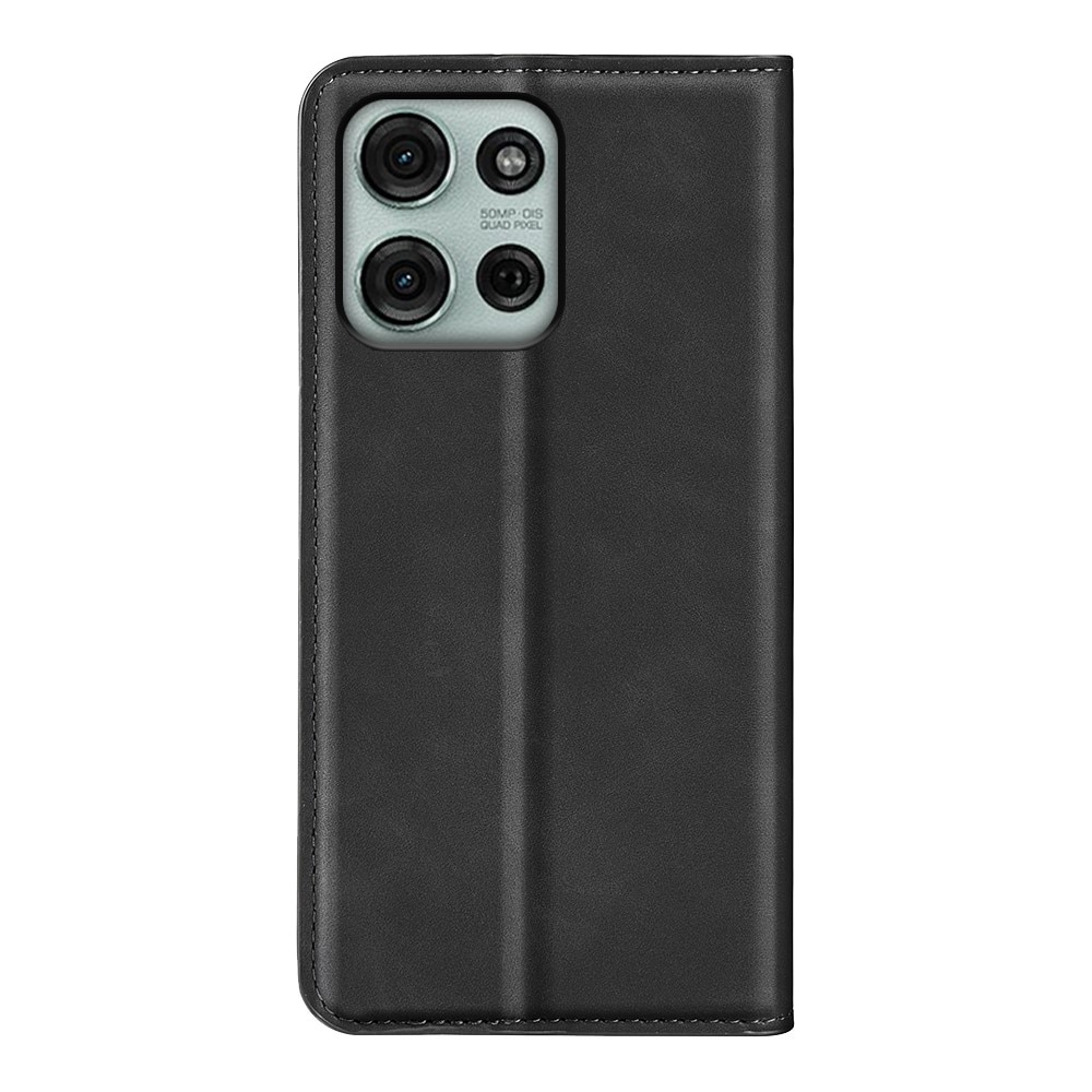 Cover portafoglio sottili Motorola Moto G75 nero