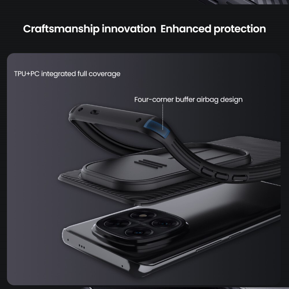 Cover CamShield Xiaomi Redmi Note 14 Pro nero