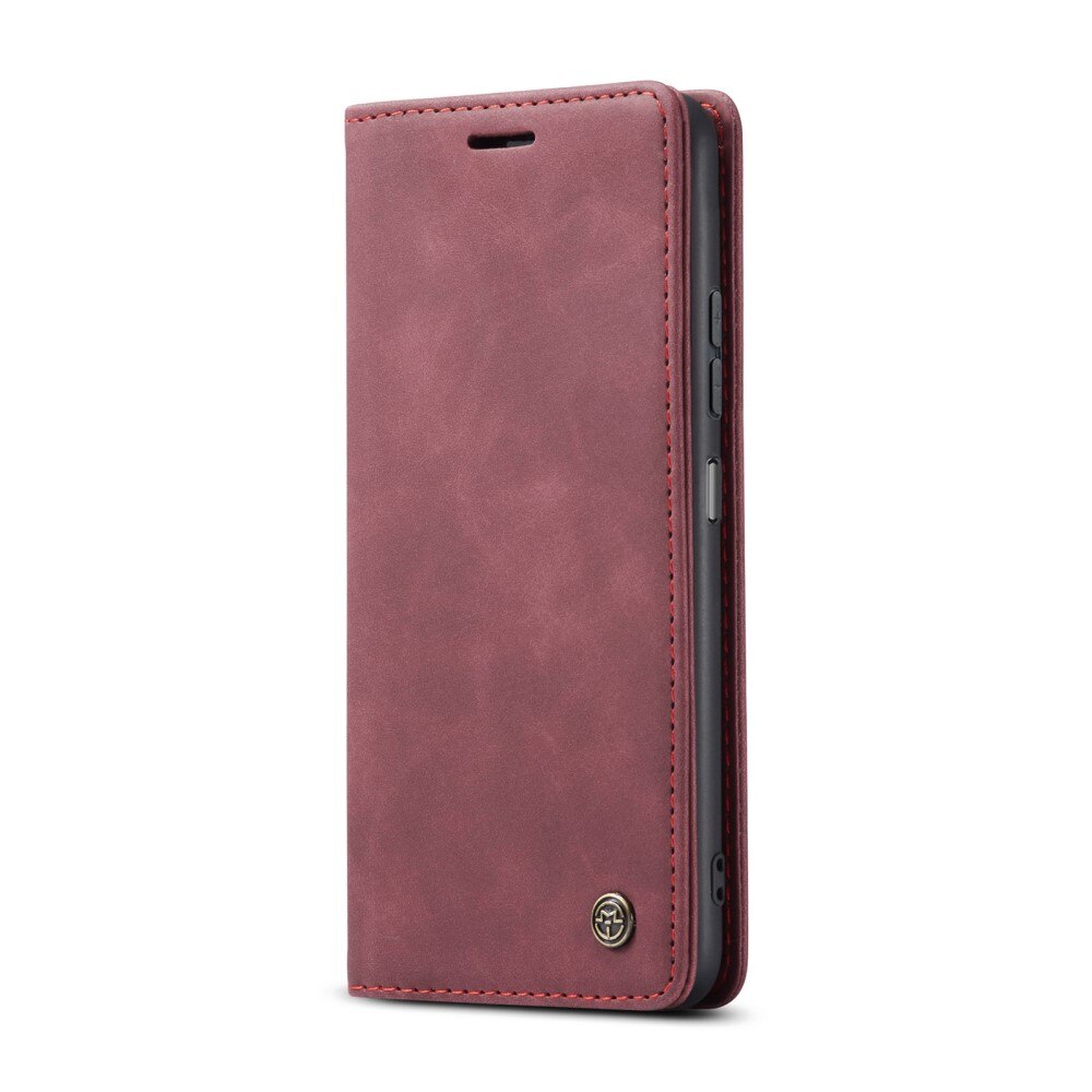 Custodie a portafoglio sottili Xiaomi Redmi 14C Rosso