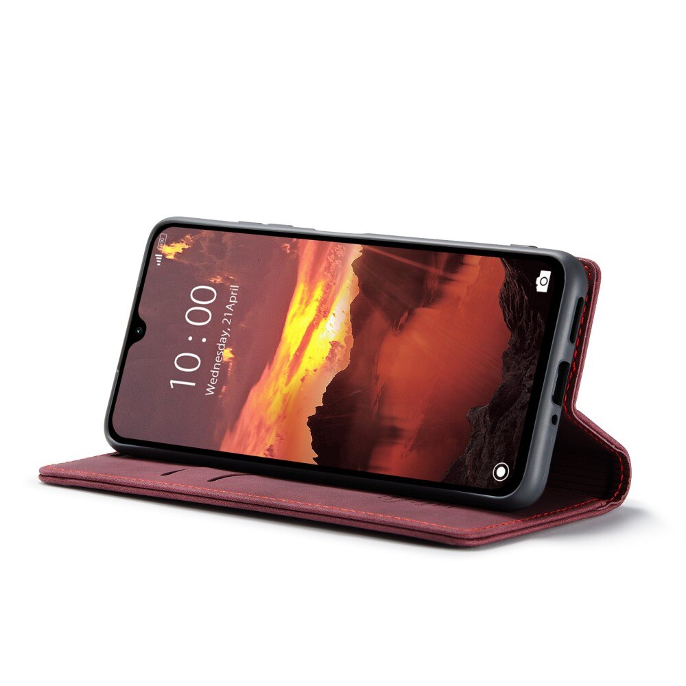 Custodie a portafoglio sottili Xiaomi Redmi 14C Rosso