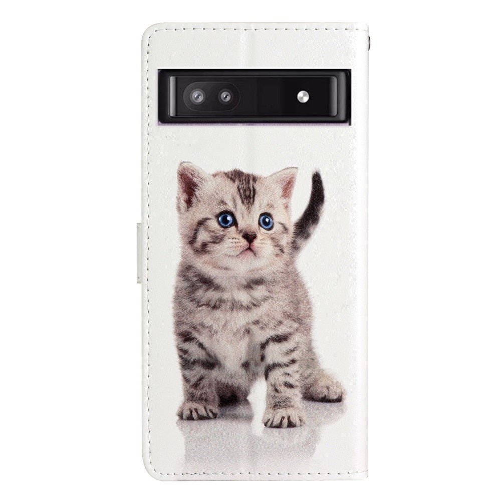 Cover portafoglio Google Pixel 9a gattino