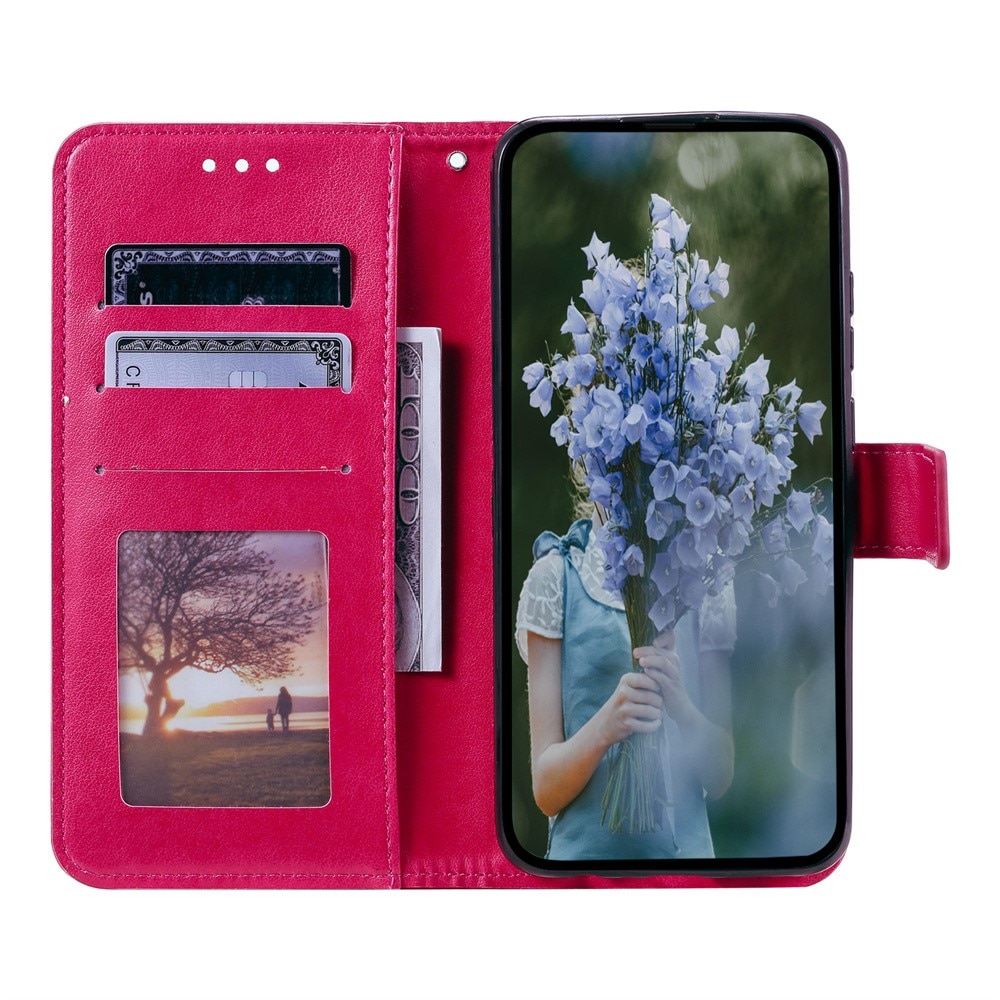 Custodia in pelle Mandala Google Pixel 9a Cerise