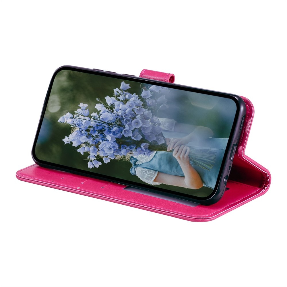 Custodia in pelle Mandala Google Pixel 9a Cerise