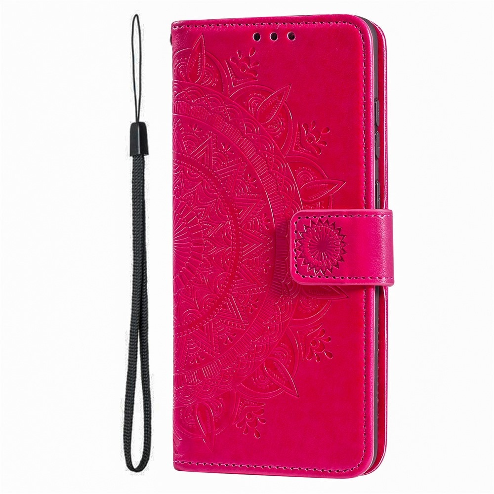 Custodia in pelle Mandala Google Pixel 9a Cerise