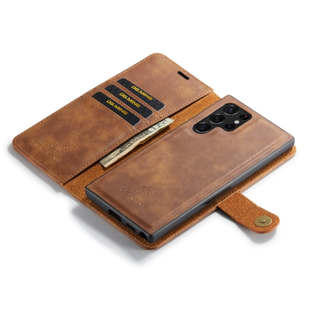 Cover portafoglio Magnet Wallet Samsung Galaxy S25 Ultra Cognac