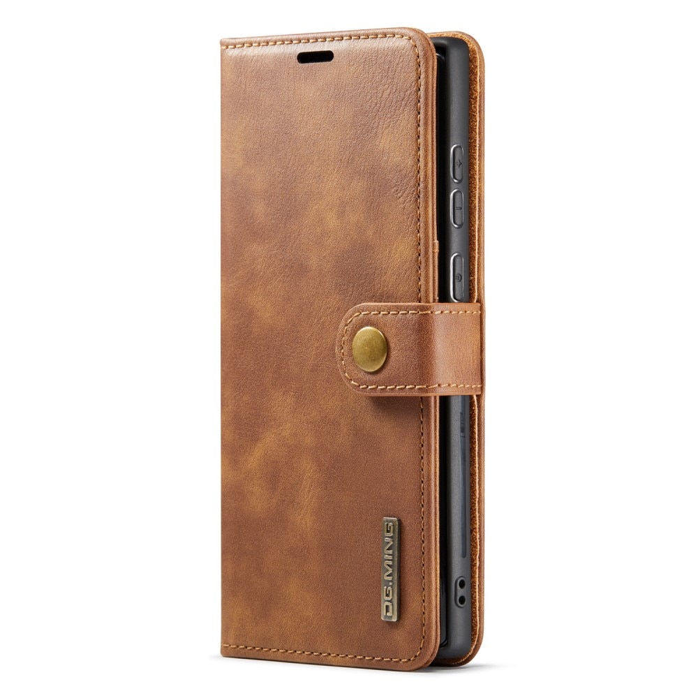 Cover portafoglio Magnet Wallet Samsung Galaxy S25 Ultra Cognac