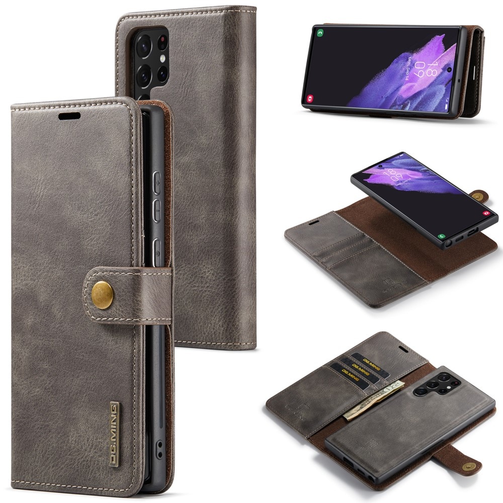 Cover portafoglio Magnet Wallet Samsung Galaxy S25 Ultra Brown