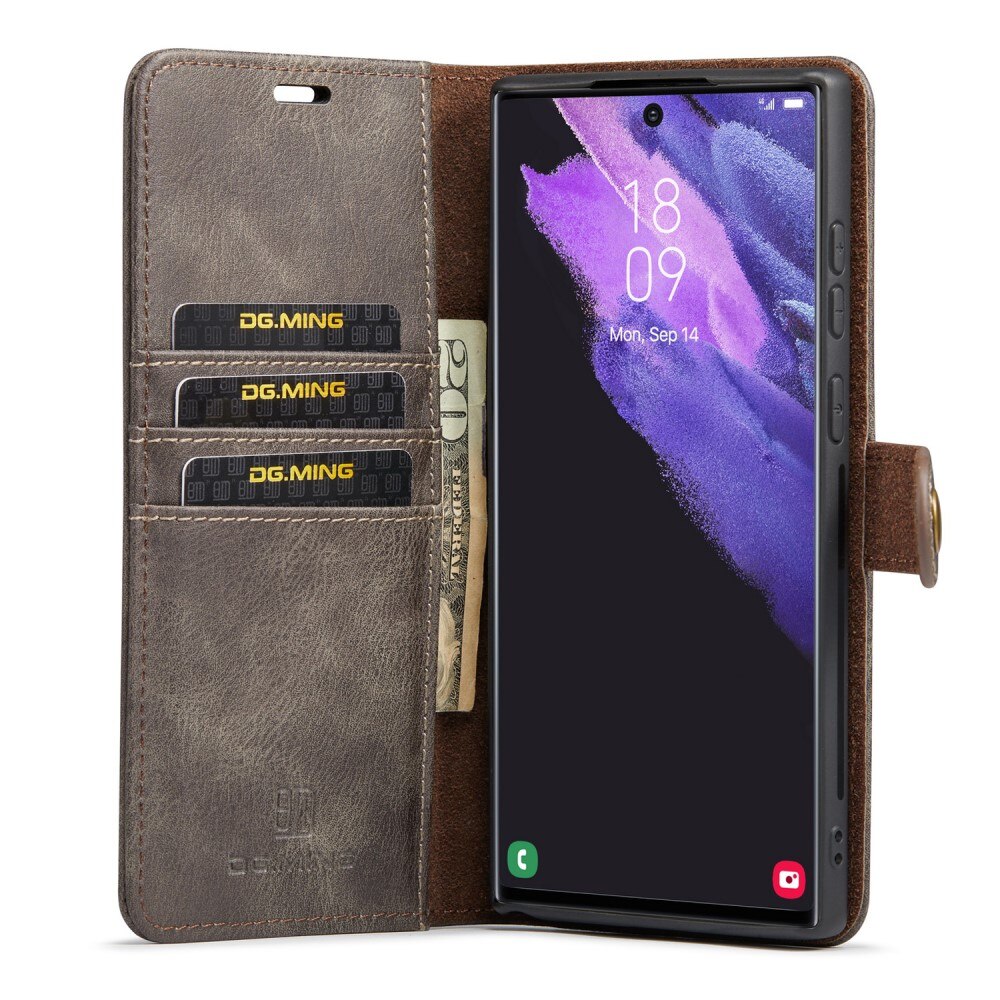 Cover portafoglio Magnet Wallet Samsung Galaxy S25 Ultra Brown