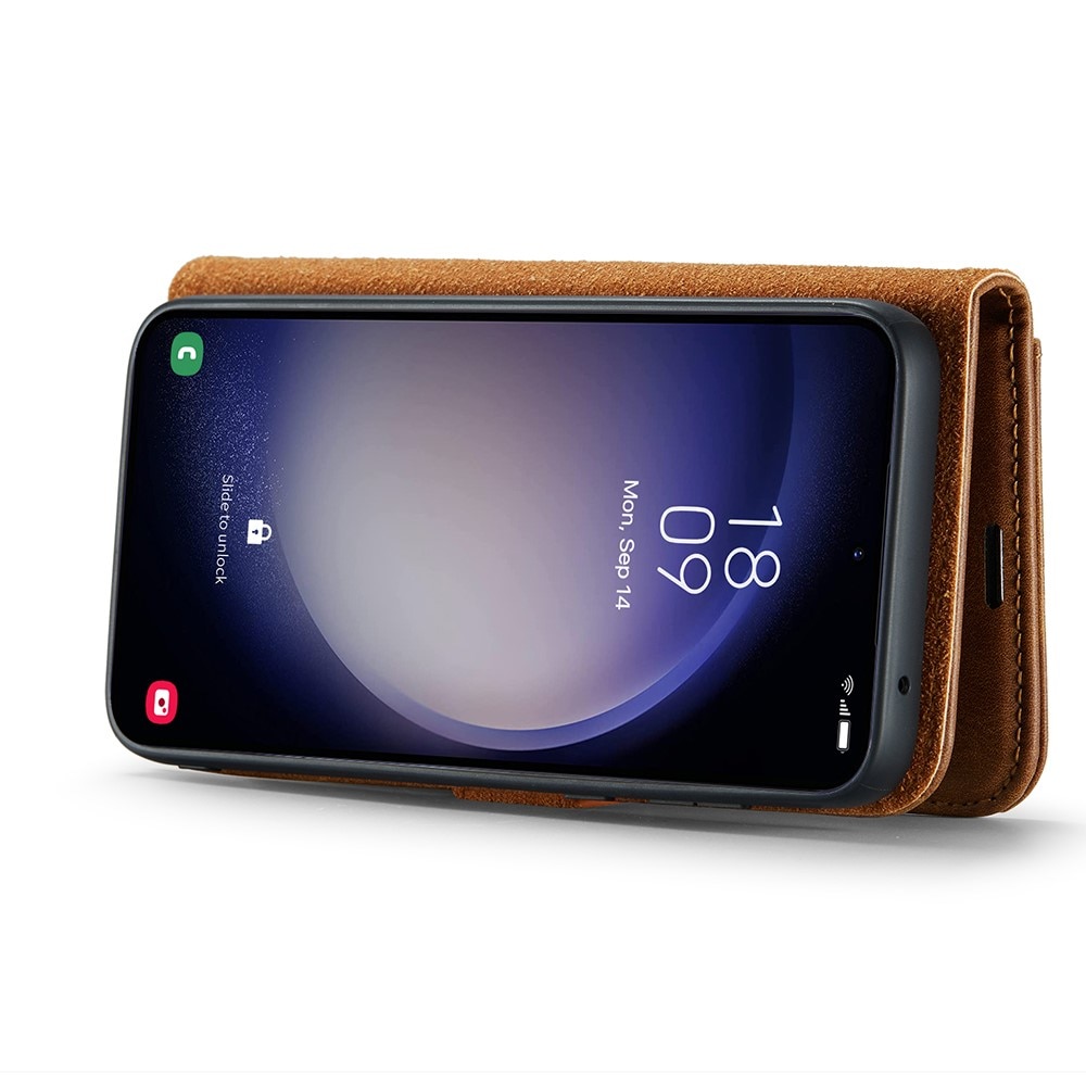 Cover portafoglio Magnet Wallet Samsung Galaxy S25 Cognac