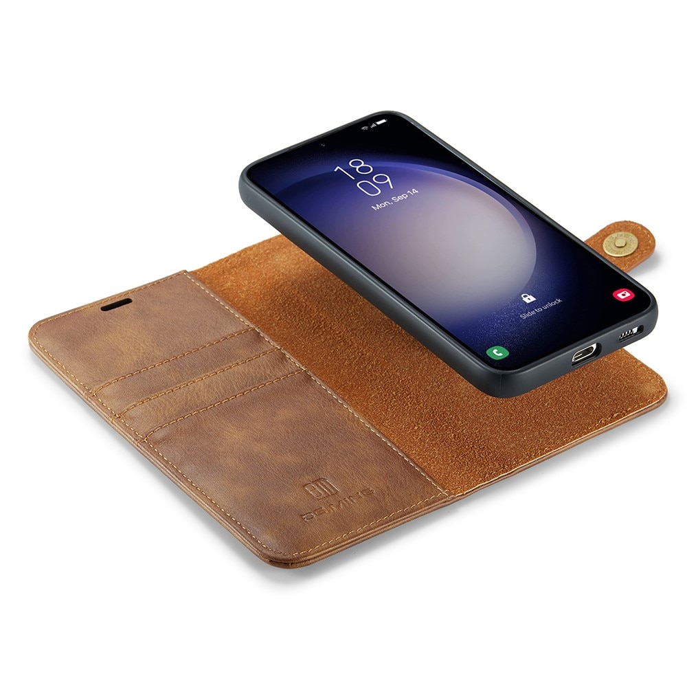 Cover portafoglio Magnet Wallet Samsung Galaxy S25 Cognac