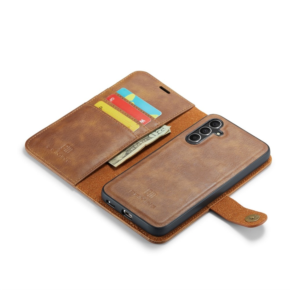 Cover portafoglio Magnet Wallet Samsung Galaxy S25 Cognac