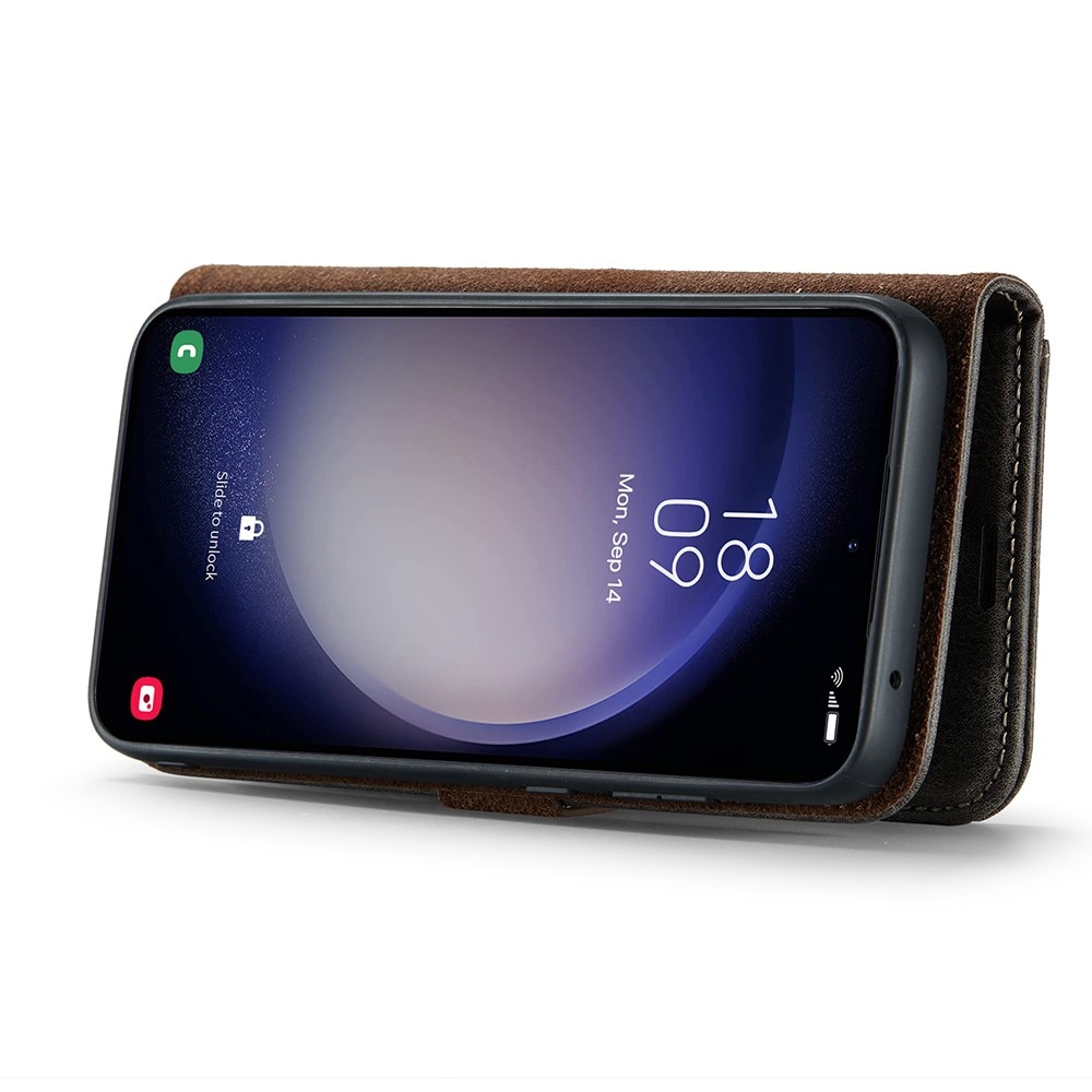 Cover portafoglio Magnet Wallet Samsung Galaxy S25 Brown