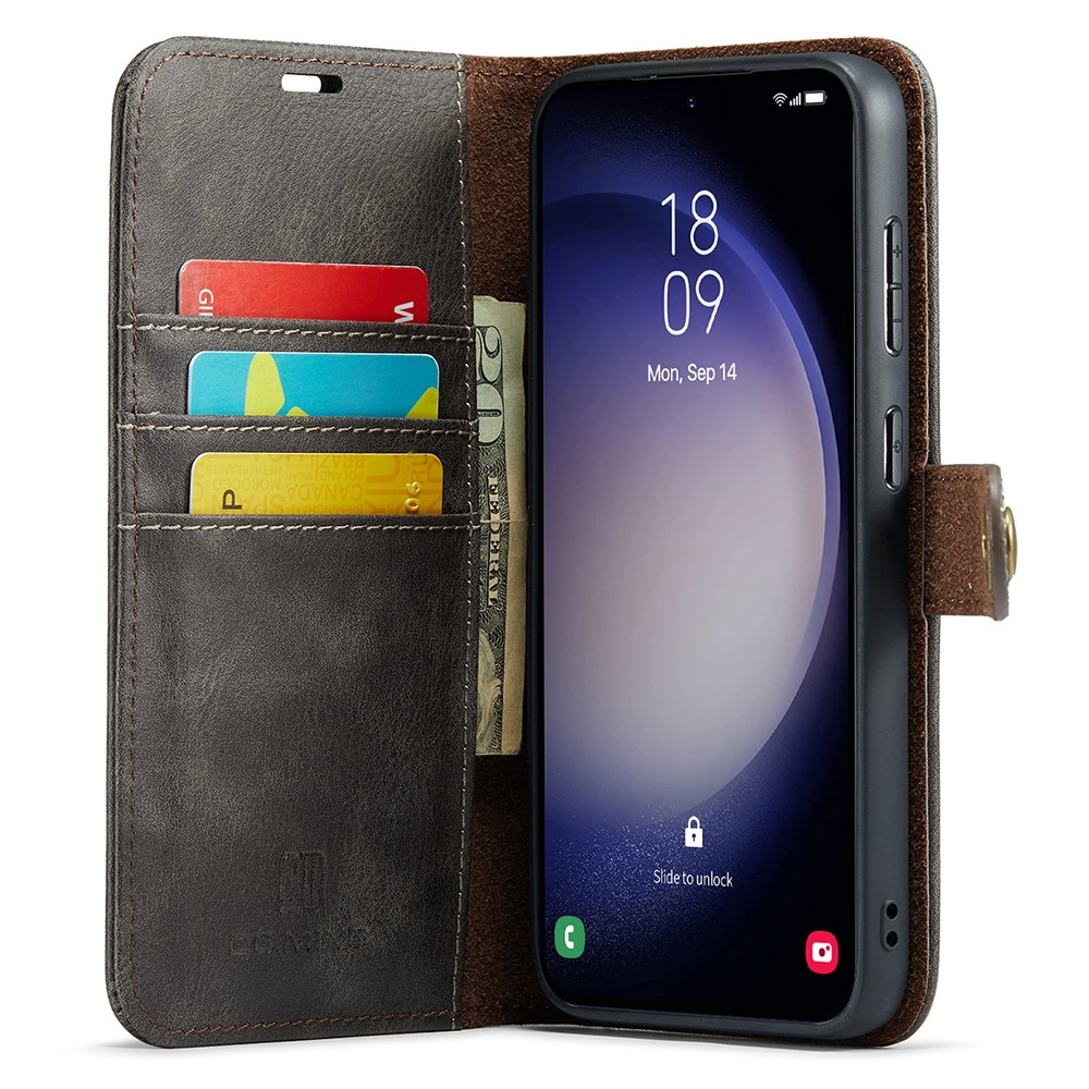 Cover portafoglio Magnet Wallet Samsung Galaxy S25 Plus Brown