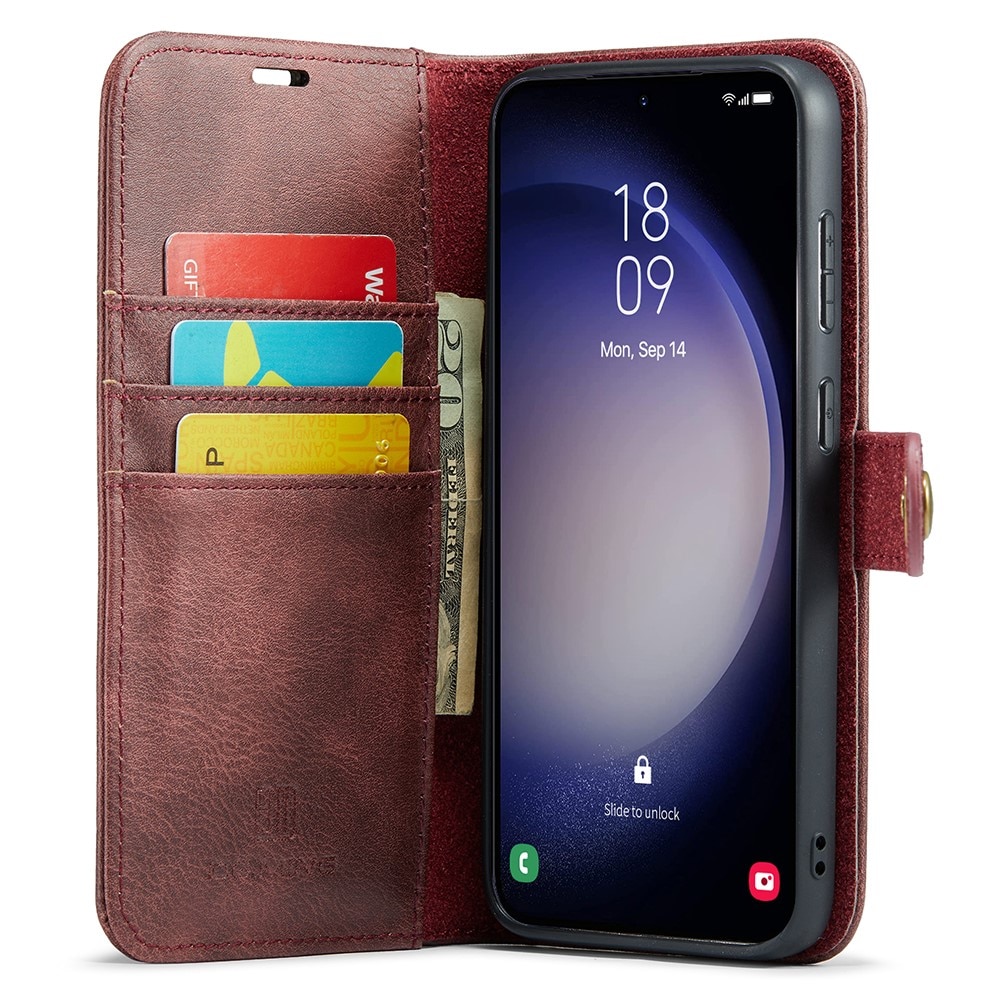 Cover portafoglio Magnet Wallet Samsung Galaxy S25 Plus Red