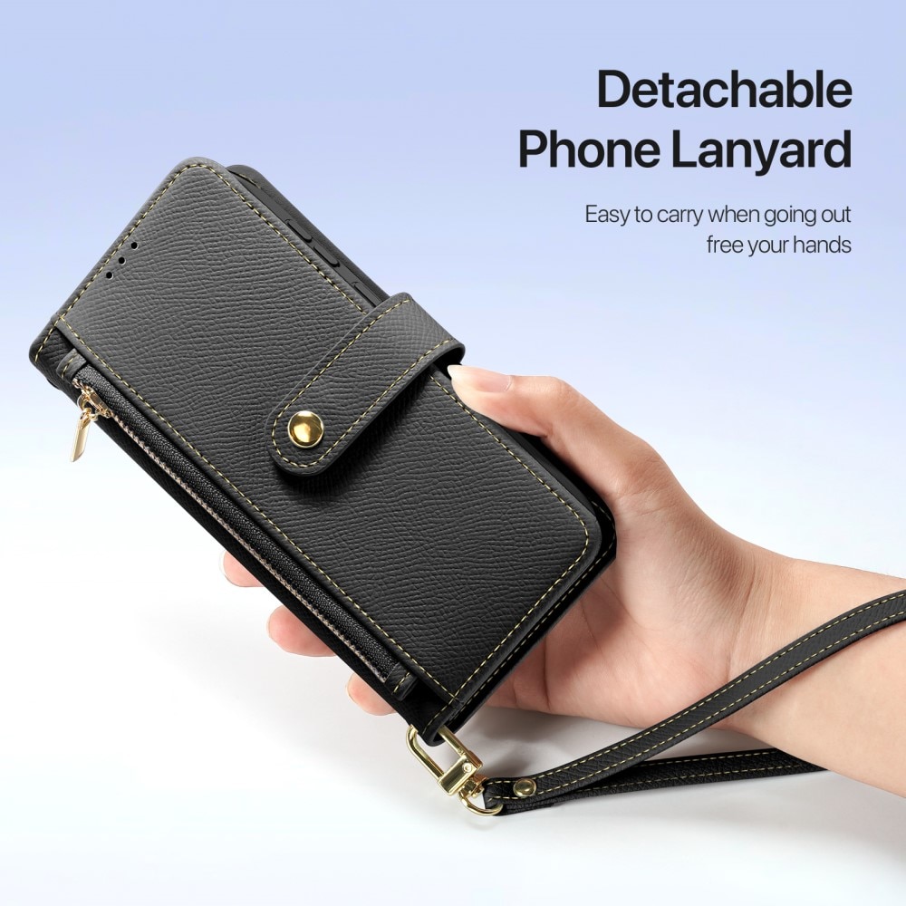 Lawa Series Magnetic Wallet Case Samsung Galaxy S25 Black