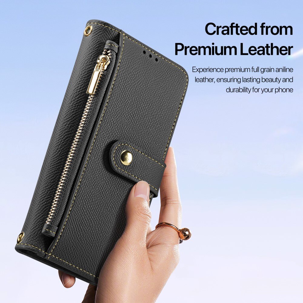 Lawa Series Magnetic Wallet Case Samsung Galaxy S25 Black