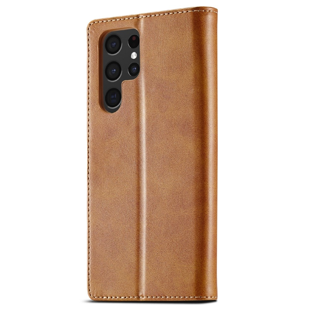 Custodie a portafoglio Samsung Galaxy S25 Ultra cognac