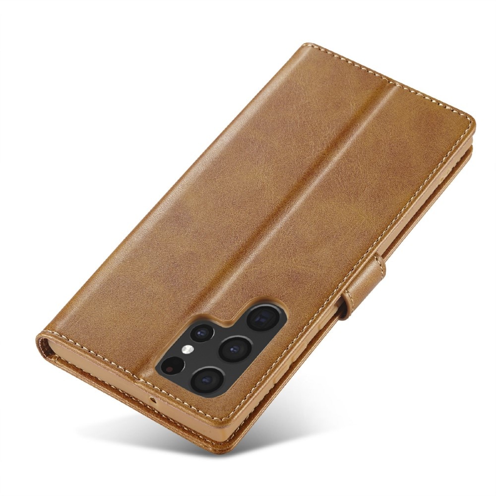 Custodie a portafoglio Samsung Galaxy S25 Ultra cognac