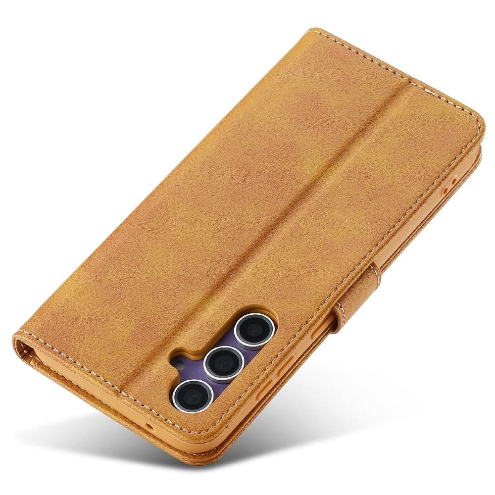 Custodie a portafoglio Samsung Galaxy S25 cognac