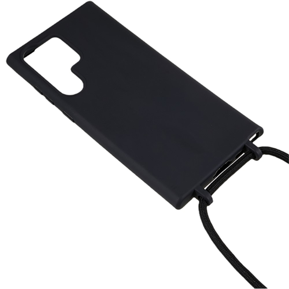 Cover cinturino Samsung Galaxy S25 Ultra nero