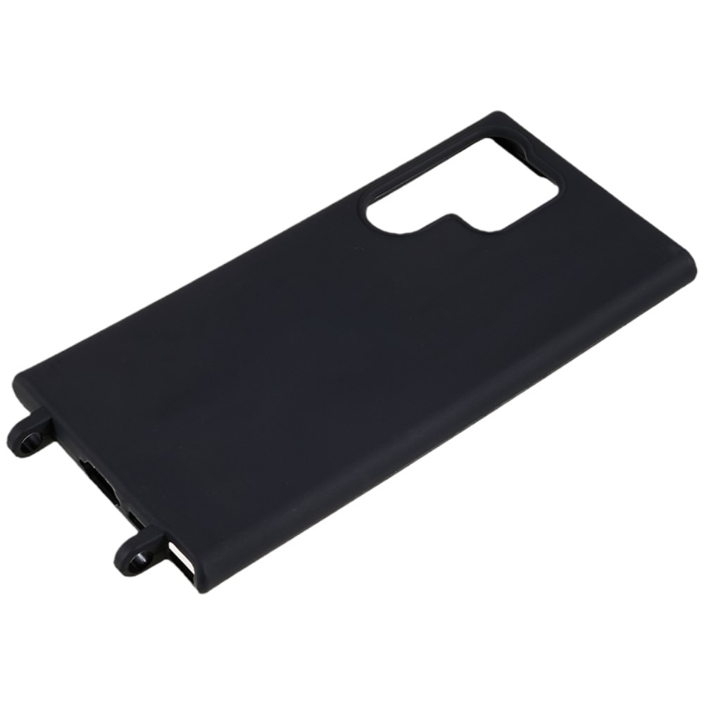 Cover cinturino Samsung Galaxy S25 Ultra nero