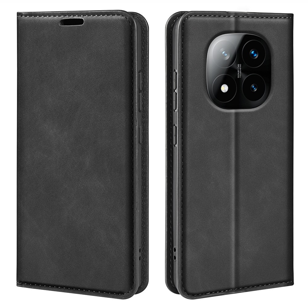 Cover portafoglio sottili Xiaomi Redmi Note 14 Pro Plus Nero