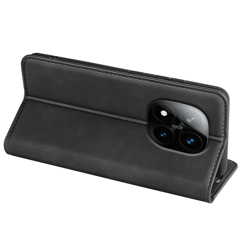 Cover portafoglio sottili Xiaomi Redmi Note 14 Pro Plus Nero