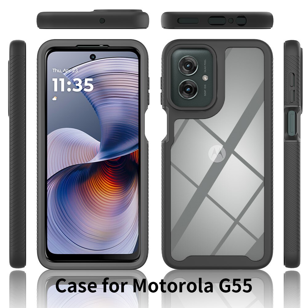 Cover Full Protection Motorola Moto G55 nero