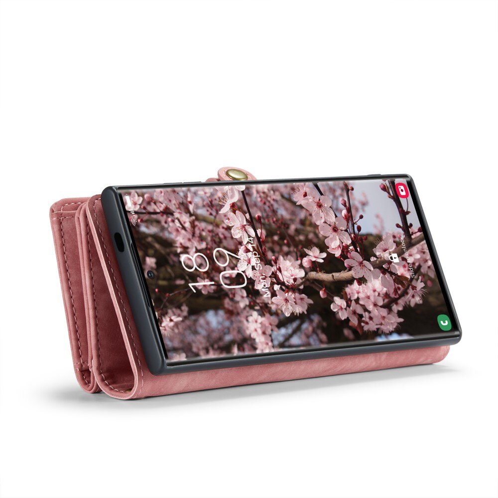 Cover portafoglio Multi-Slot Samsung Galaxy S25 Ultra rosa