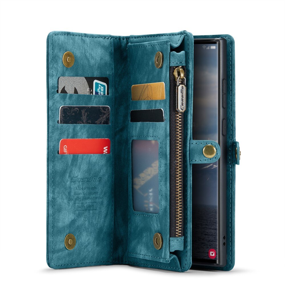 Cover portafoglio Multi-Slot Samsung Galaxy S25 Ultra Blu