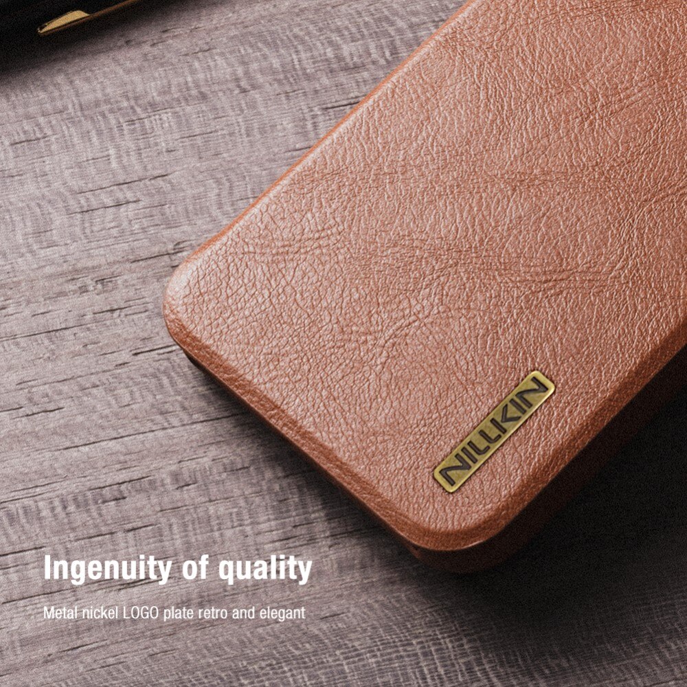 Cover Qin Pro CamShield Samsung Galaxy S25 Brown