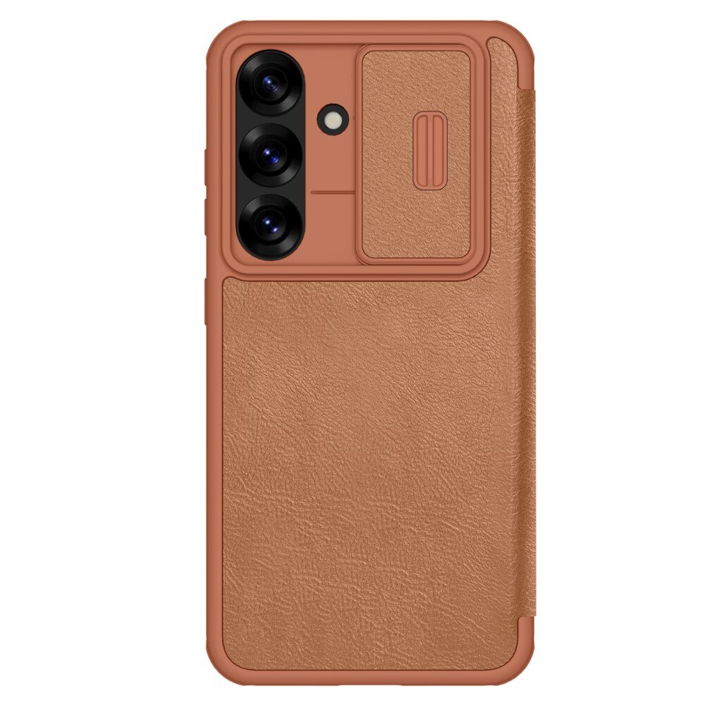 Cover Qin Pro CamShield Samsung Galaxy S25 Brown