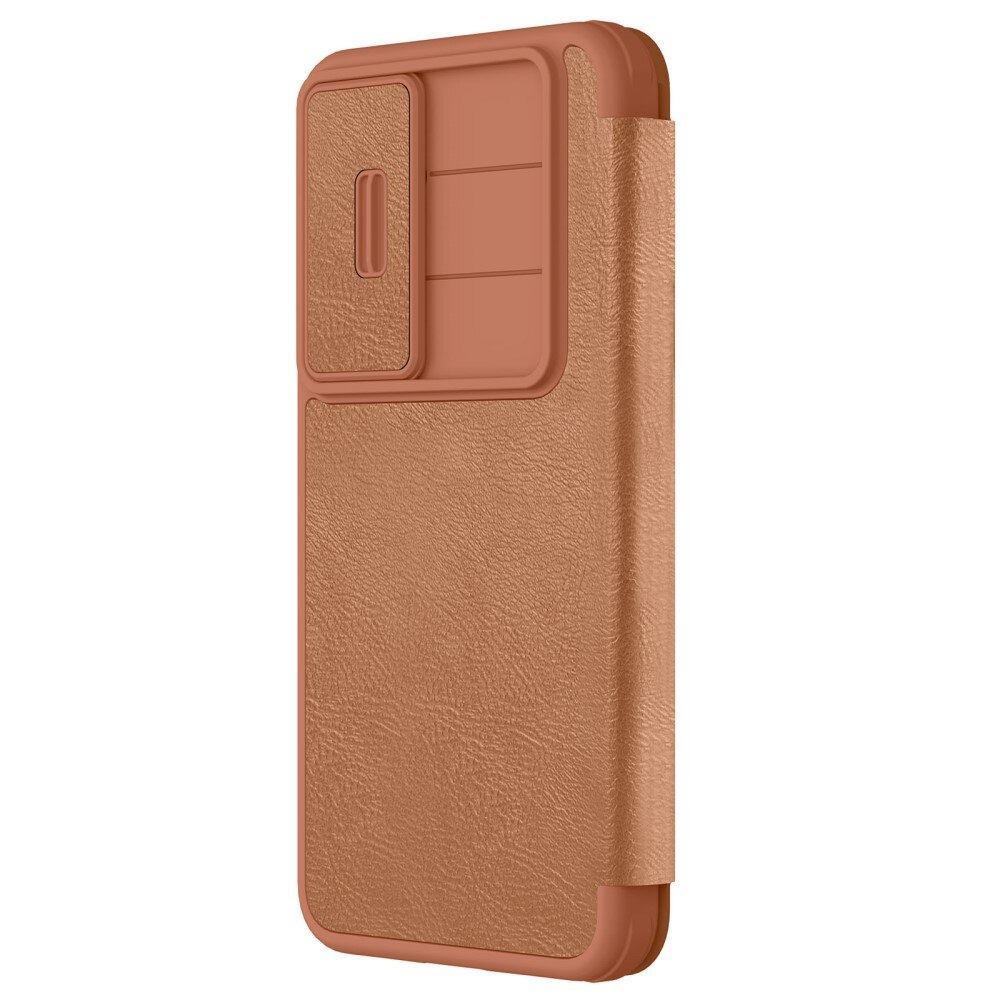 Cover Qin Pro CamShield Samsung Galaxy S25 Brown