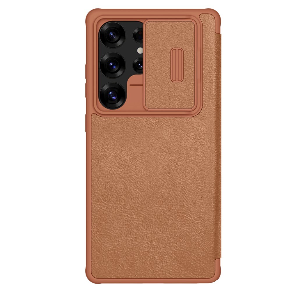 Cover Qin Pro CamShield Samsung Galaxy S25 Ultra Brown