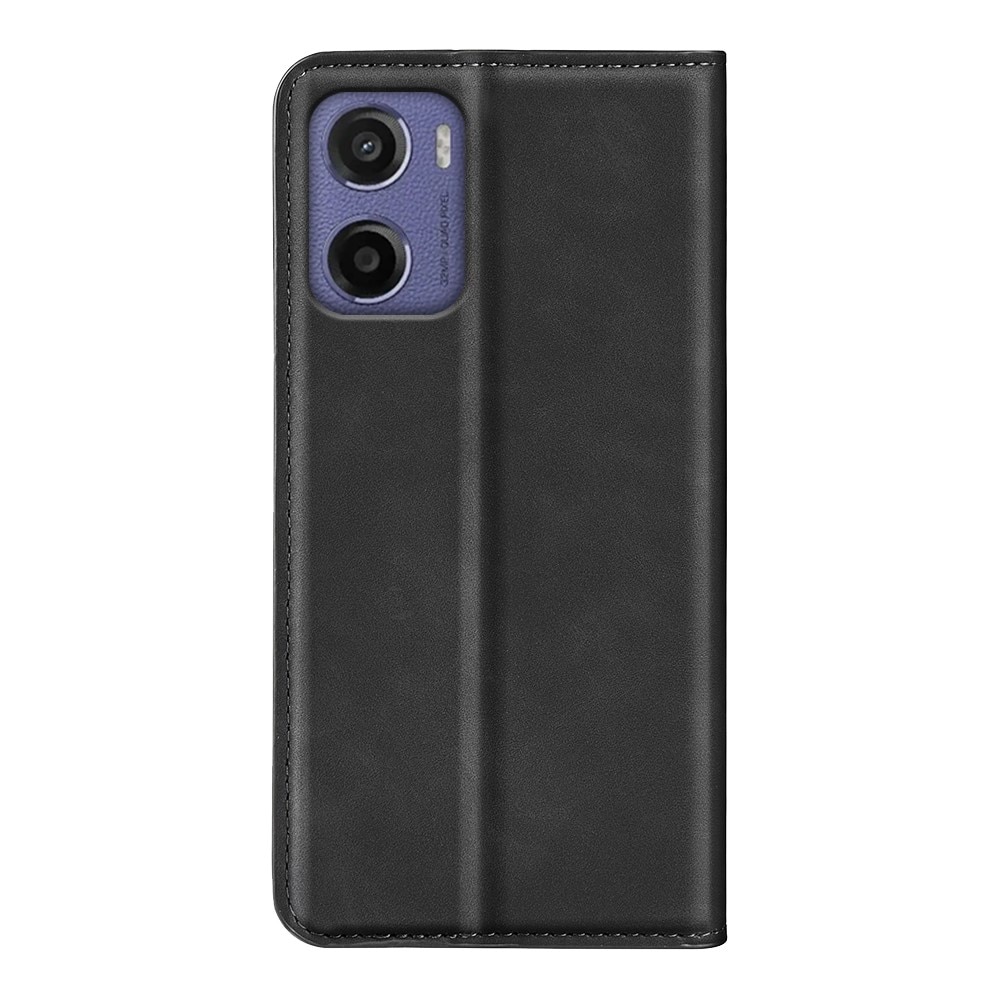 Cover portafoglio sottili Motorola Moto E15 nero