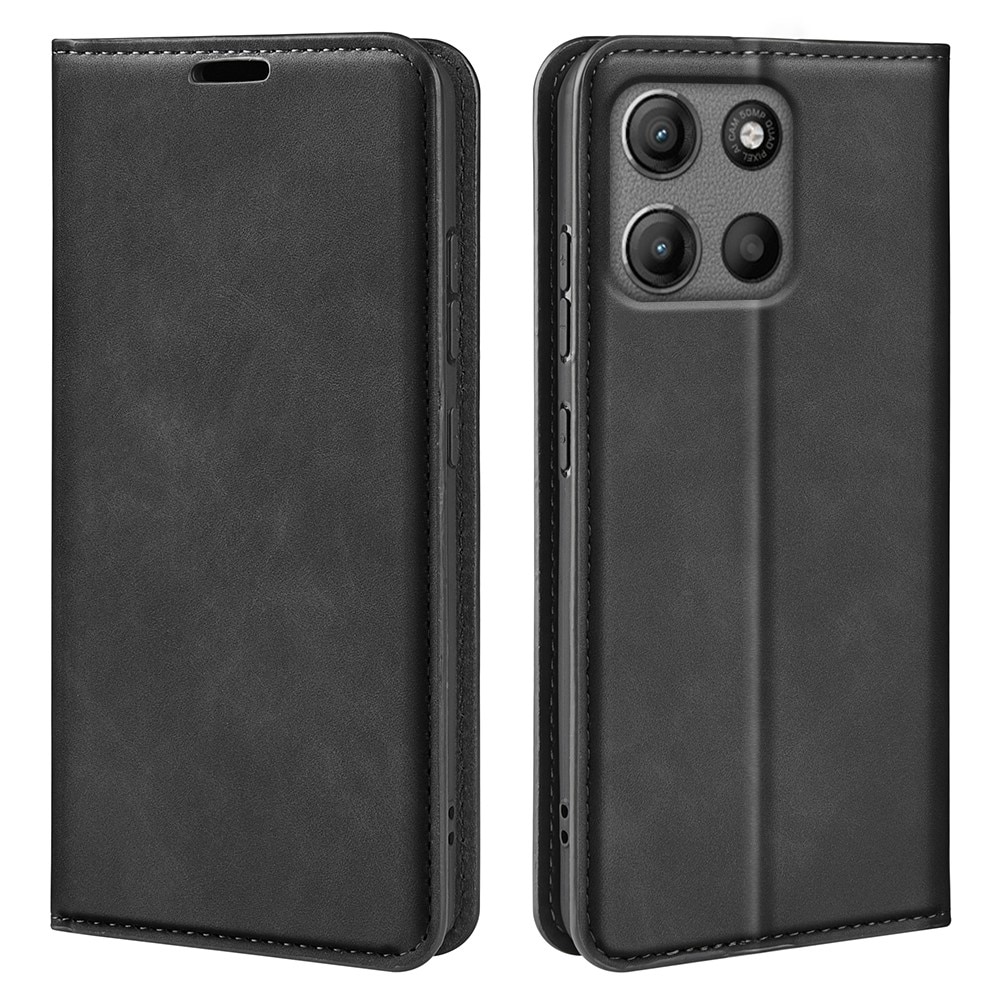 Cover portafoglio sottili Motorola Moto G15 Nero