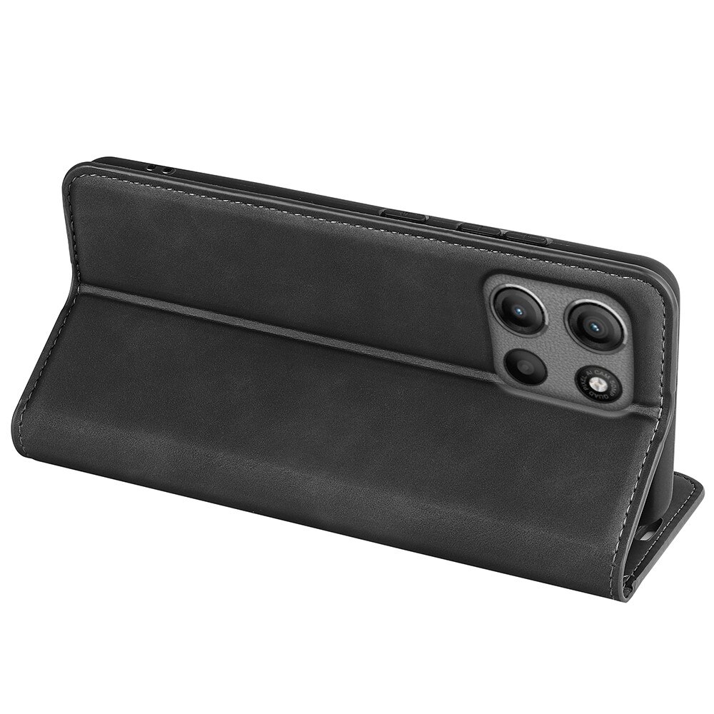 Cover portafoglio sottili Motorola Moto G15 Power Nero