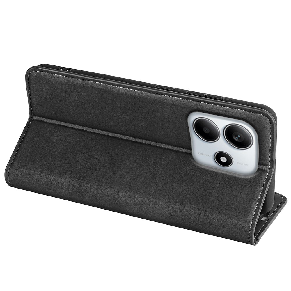 Cover portafoglio sottili Xiaomi Redmi Note 14 4G Nero