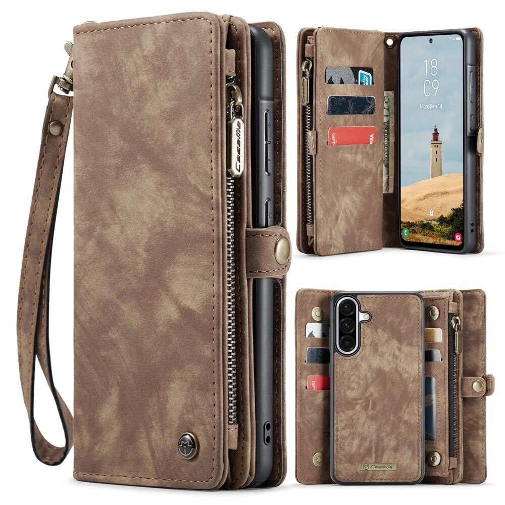 Cover portafoglio Multi-Slot Samsung Galaxy A56 Marrone