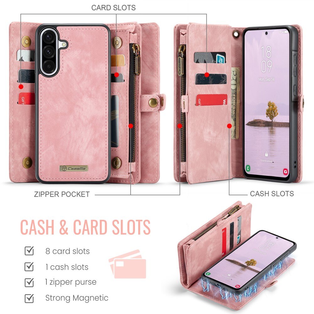 Cover portafoglio Multi-Slot Samsung Galaxy A56 Rosa