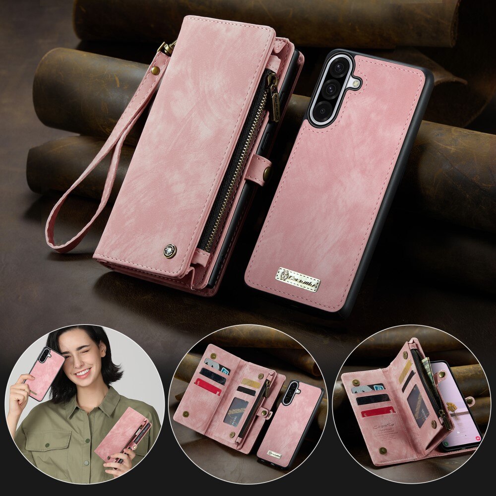 Cover portafoglio Multi-Slot Samsung Galaxy A56 Rosa