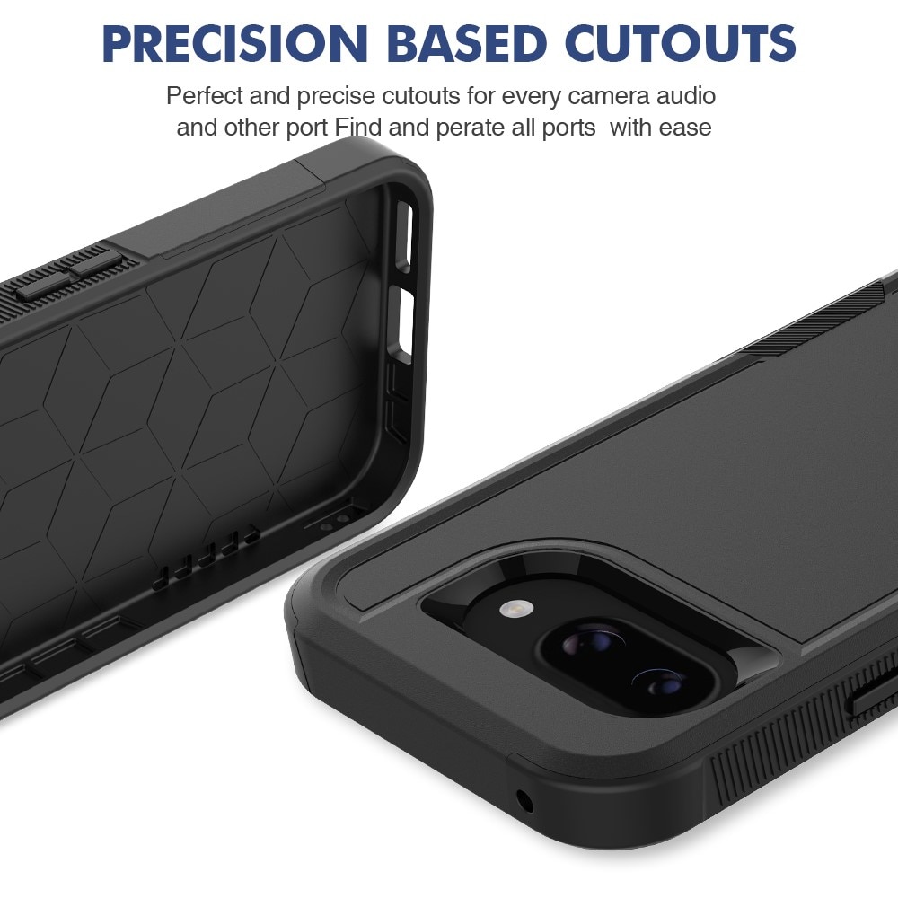 Cover ibride Off-road Google Pixel 9a, nero