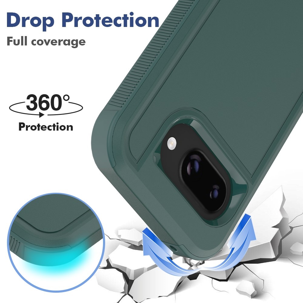 Cover ibride Off-road Google Pixel 9a, Verde