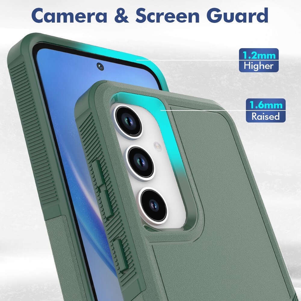 Cover ibride Off-road Samsung Galaxy A56, Verde