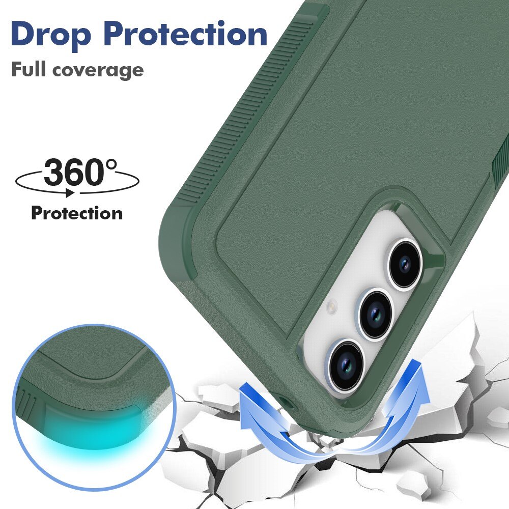 Cover ibride Off-road Samsung Galaxy A56, Verde