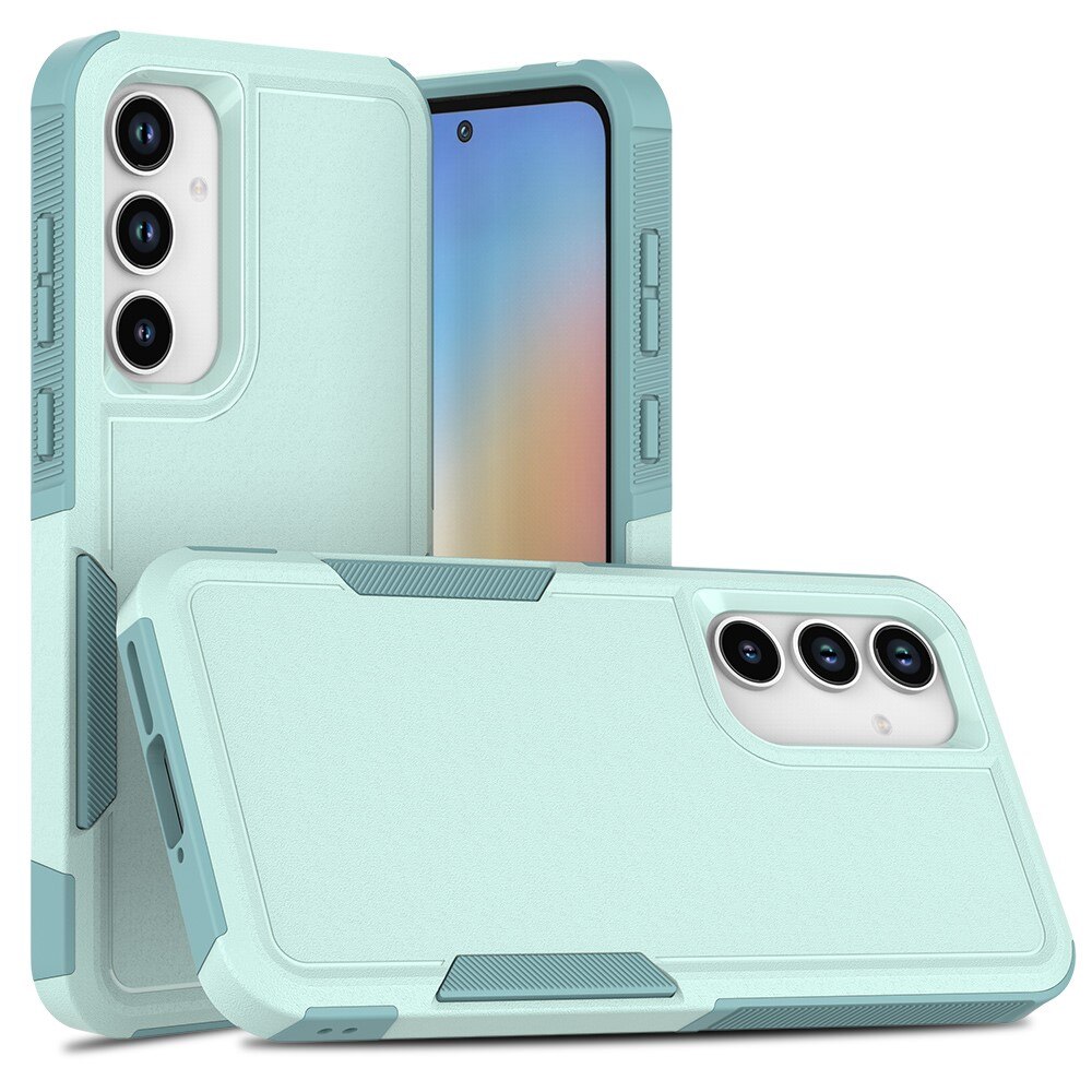 Cover ibride Off-road Samsung Galaxy A56, verde menta