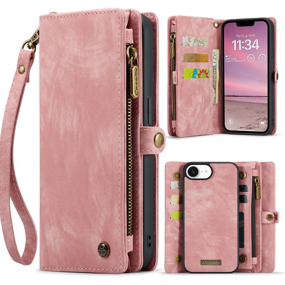 Cover portafoglio Multi-Slot iPhone 16e Rosa