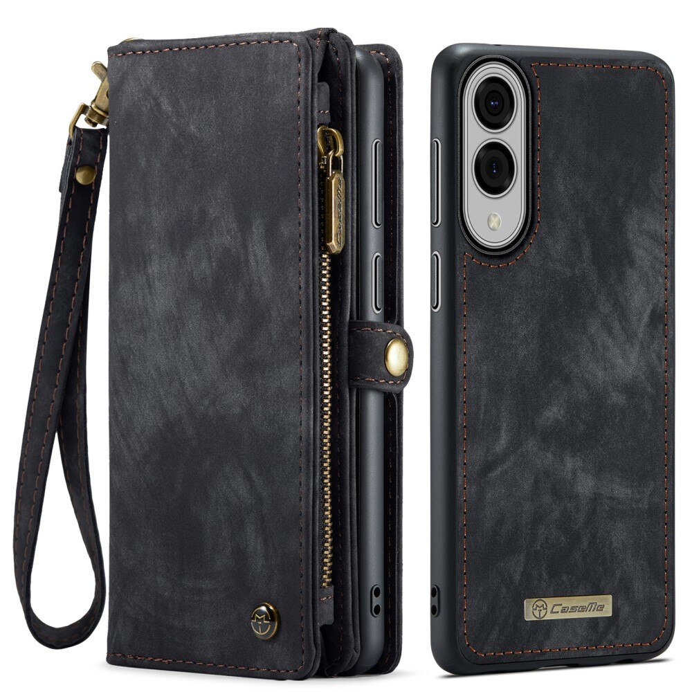 Cover portafoglio Multi-Slot Samsung Galaxy S25 Edge Grigio