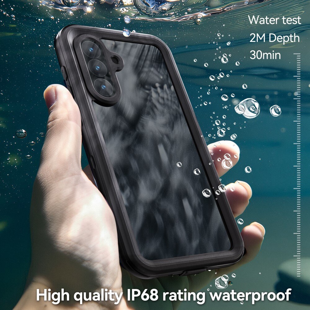 Cover ibrida impermeabile Samsung Galaxy A56 trasparente