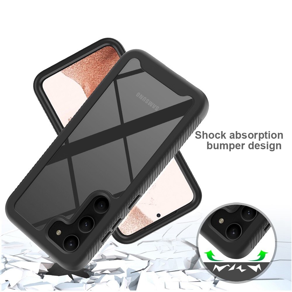 Cover protezione totale Samsung Galaxy S23 nero